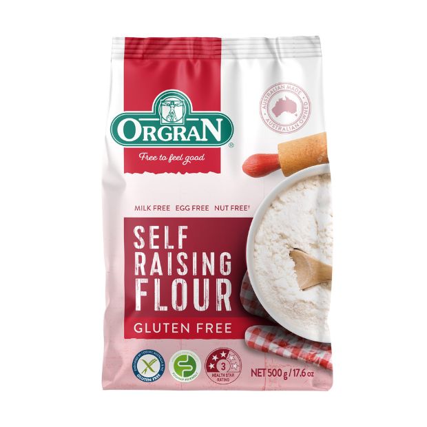 Orgran Self Raising Flour 500g | gluten free self raising flour - Happy ...