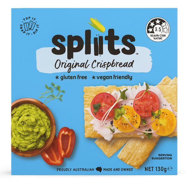 Orgran Spliits Original Crispbread 130g