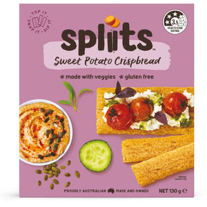 Orgran Spliits Sweet Potato Crispbread 130g