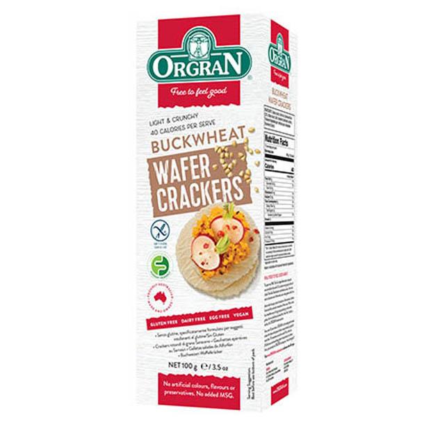 Orgran Wafer Crackers Buckwheat 100g