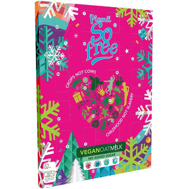 Plamil So Free Advent Calendar No Added Sugar Oat Milk Chocolate 110g Plamil So Free Advent Calendar No Added Sugar Oat Milk Chocolate 110g