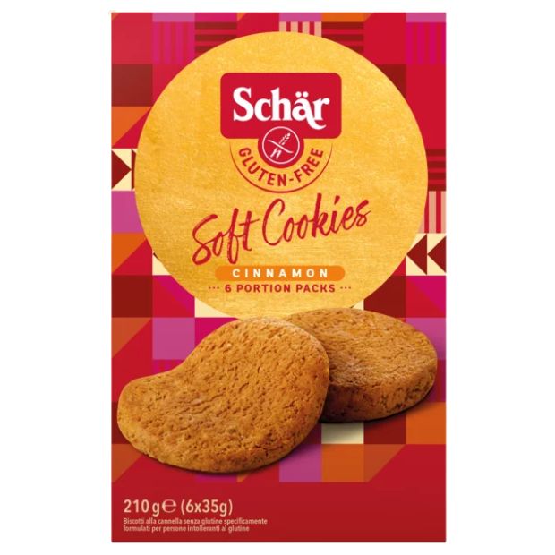 Schar Christmas Soft Cookies Cinnamon 210g