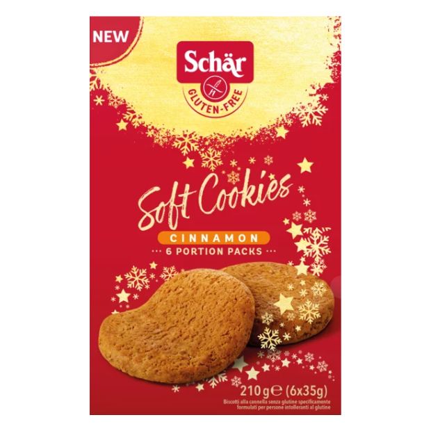 Schar Christmas Soft Cookies Cinnamon 210g