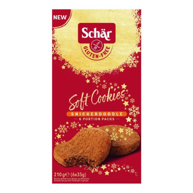 Schar Christmas Soft Cookies Snickerdoodle 210g
