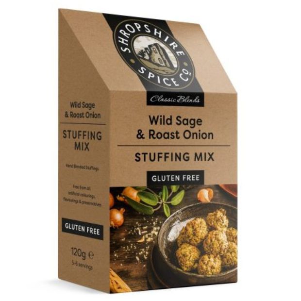 Shropshire Spice Co Gluten Free Stuffing Mix Wild Sage & Roast Onion 120g