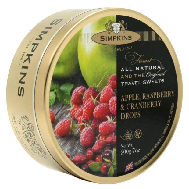 Simpkins Apple Raspberry & Cranberry Drops 200g