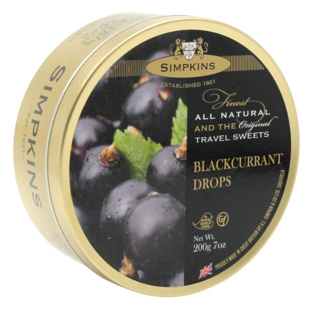 Simpkins Blackcurrant Drops 200g
