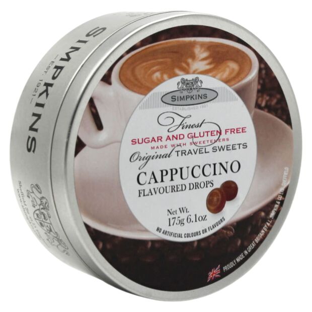 Simpkins Cappuccino Drops SUGAR FREE 175g