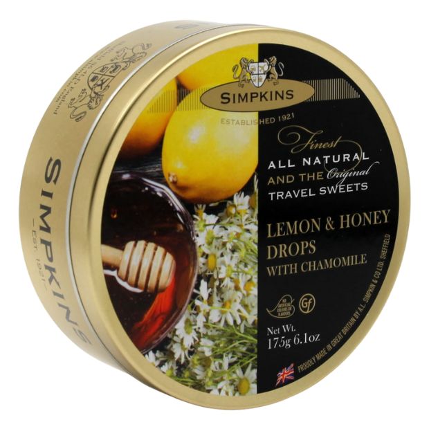 Simpkins Lemon & Honey Drops 175g