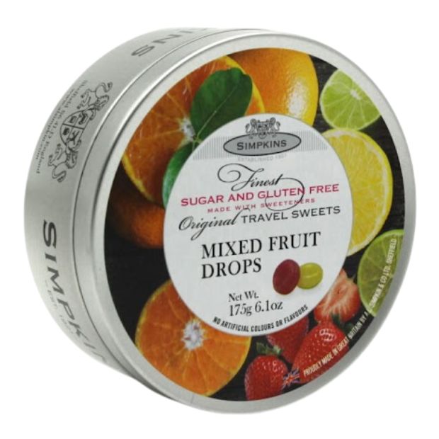 Simpkins Mixed Fruit Drops SUGAR FREE 175g