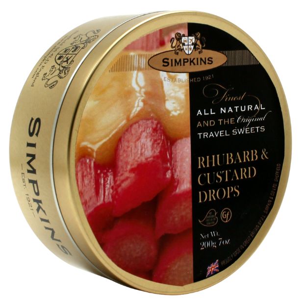 Simpkins Rhubarb & Custard Drops 175g