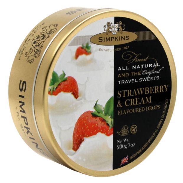 Simpkins Strawberry & Cream Drops 200g