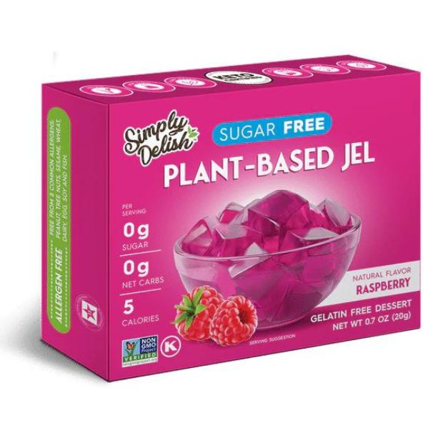 Simply Delish Vegan Jelly Raspberry 20g