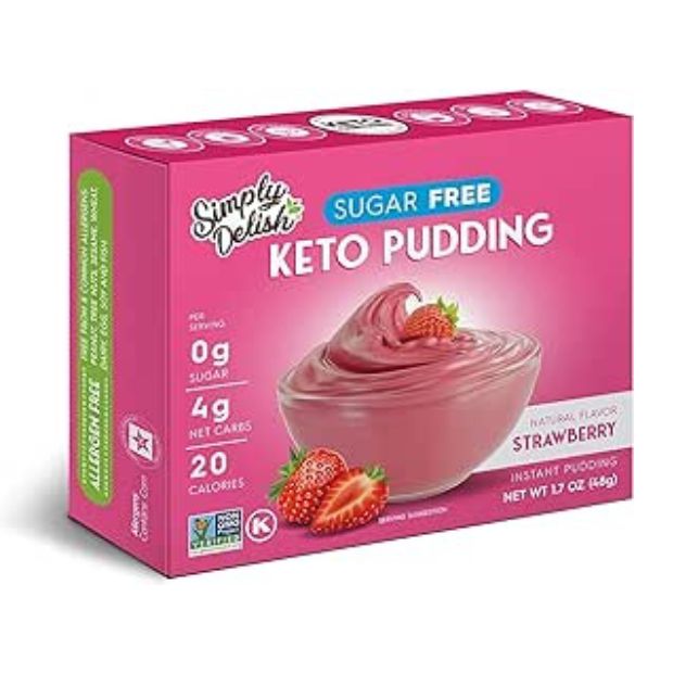 Simply Delish Instant Pudding Strawberry 48g