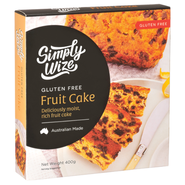 Simply Wize Gluten Free Fruit Cake 400g