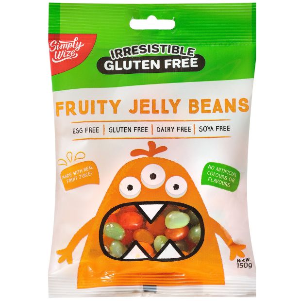 Simply Wize Irresistible Gluten Free Jelly Beans 150g