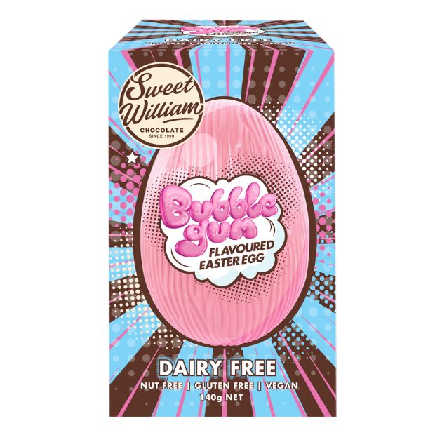 Sweet William Choc Bubblegum Flavoured Easter Egg 140g