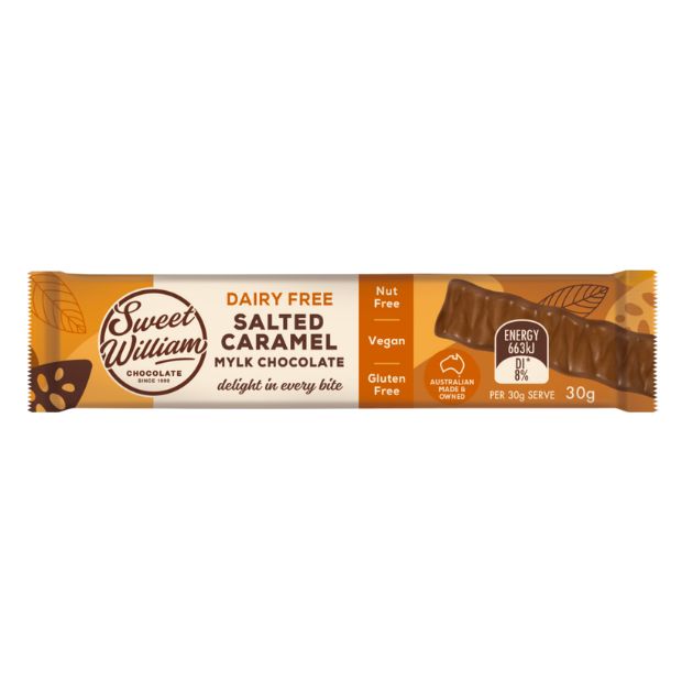 Sweet William Caramel Chocolate 30g