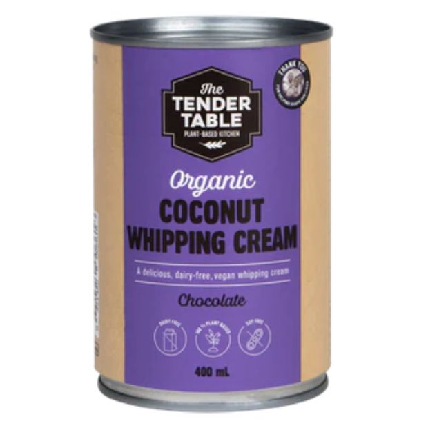 The Tender Table Organic Coconut Whipping Cream Chocolate 400ml