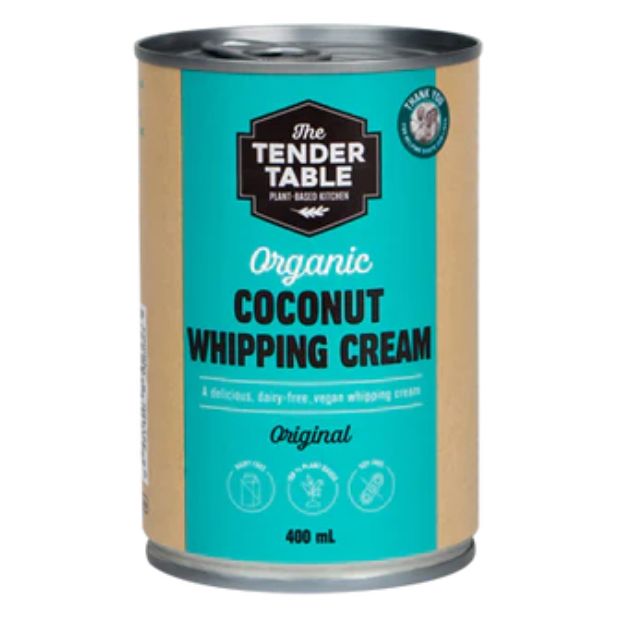 The Tender Table Organic Coconut Whipping Cream Original 400ml