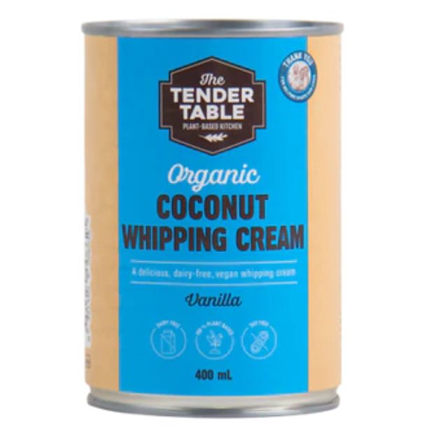 The Tender Table Organic Coconut Whipping Cream Vanilla 400ml