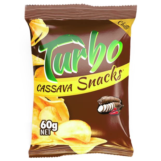 Turbo Snacks Cassava Chilli 60g