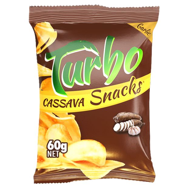 Turbo Snacks Cassava Garlic 60g