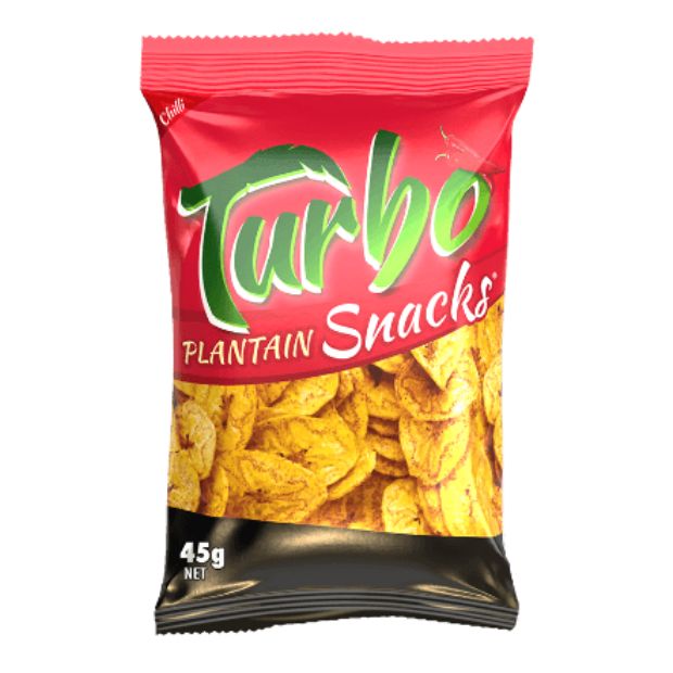 Turbo Snacks Plantain Chilli 45g