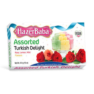 Hazer Baba Turkish Delight Rose, Lemon & Mint 454g
