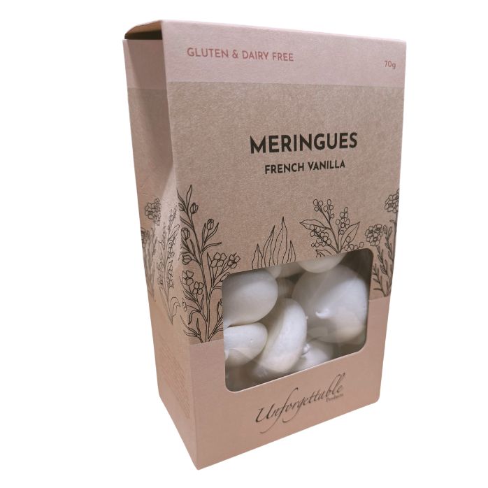 Unforgettable Products Meringues French Vanilla 70g