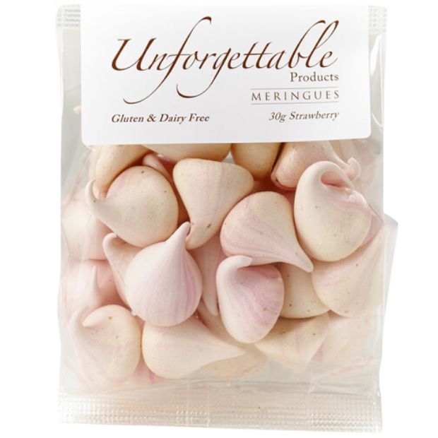 Unforgettable Products Meringues Strawberry Mini 30g