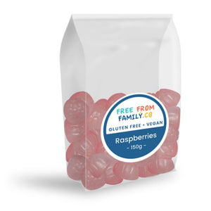 Happy Tummies Lollies Raspberries - Happy Tummies Pty Ltd