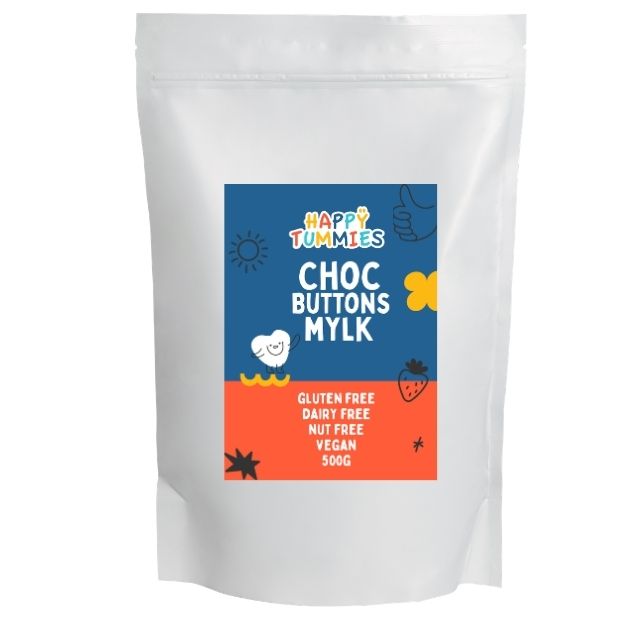 Happy Tummies Choc Buttons - Mylk 500g