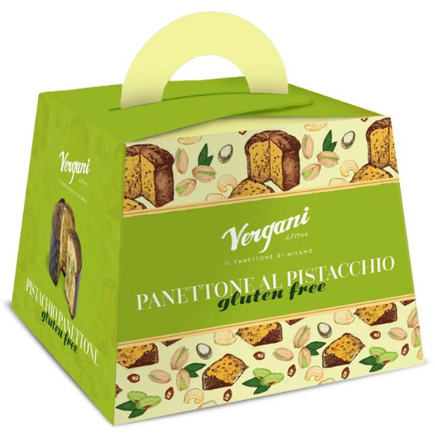 Vergani Gluten Free Panettone Pistachio 600g