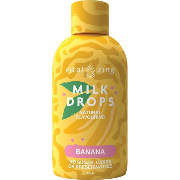 Vital Zing Milk Drops Banana 45ml