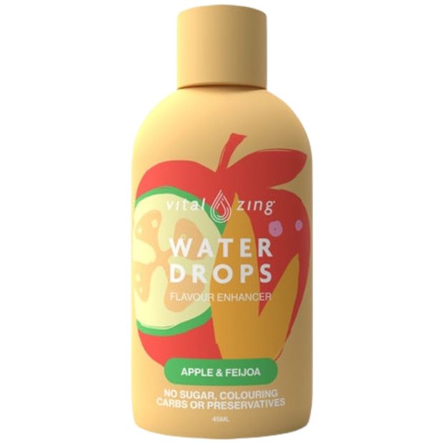 Vital Zing Water Drops Apple & Feijoa 45ml