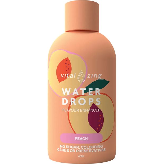 Vital Zing Water Drops Peach 45ml