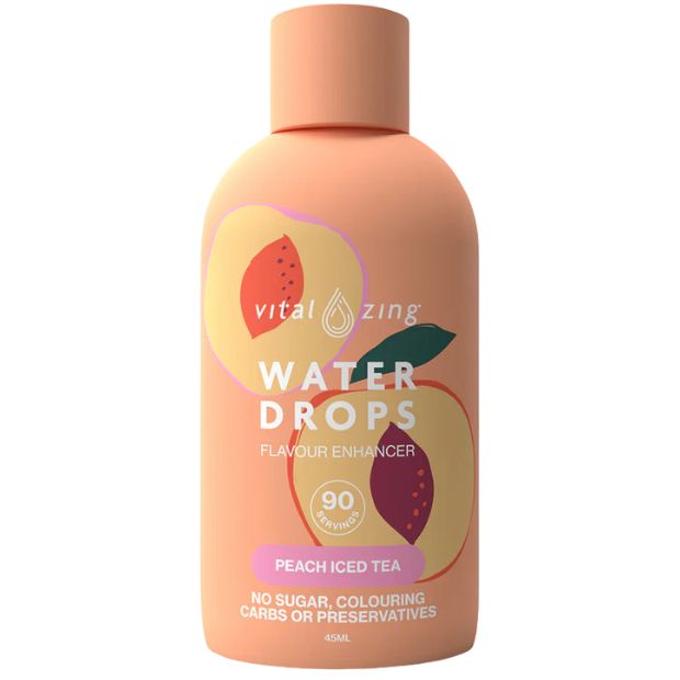 Vital Zing Water Drops Peach Iced Tea 45ml