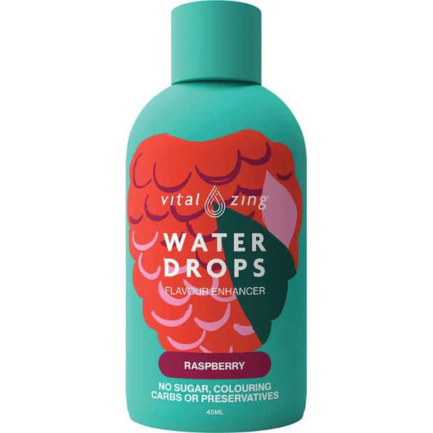 Vital Zing Water Drops Raspberry 45ml