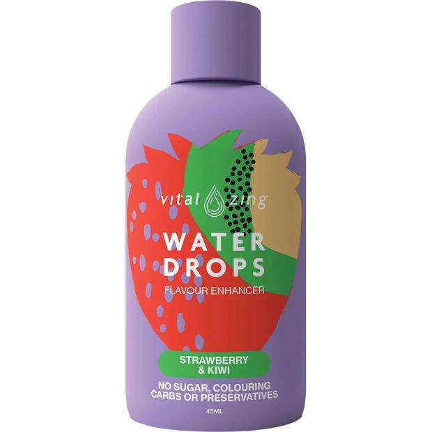 Vital Zing Water Drops Strawberry & Kiwi 45ml