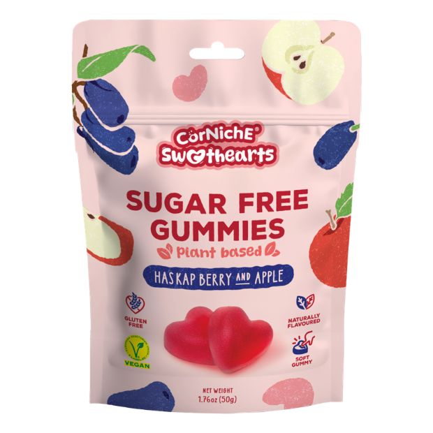 Corniche Sweethearts Sugar Free Gummies Berry & Apple 50g