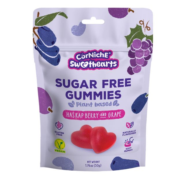 Corniche Sweethearts Sugar Free Gummies Berry & Grape 50g