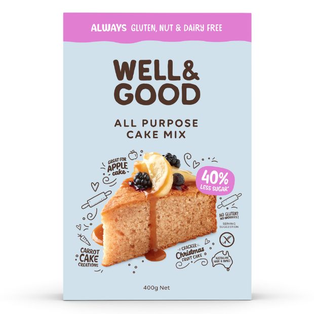 Well & Good All Purpose Cake Mix 400g