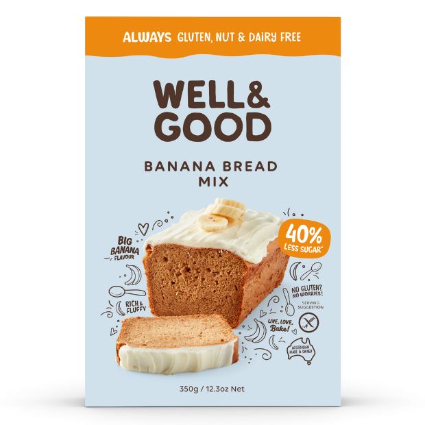 Well & Good Banana Bread Mix 350g