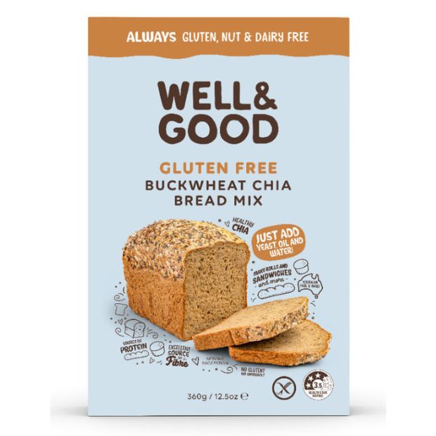 Gluten Free Buckwheat & Chia Bread Mix 360g