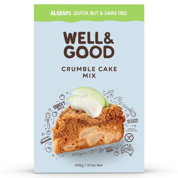 Well & Good Crumble Cake Mix 400g
