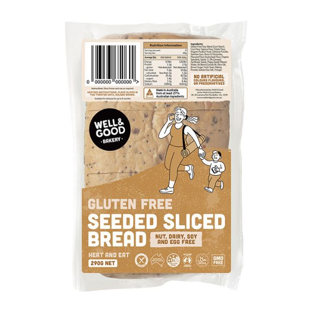 Well & Good Sliced Seeded Loaf 290g