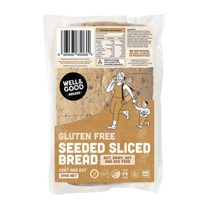 Well & Good Sliced Seeded Loaf 290g **Select EXPRESS Shipping at Checkout**