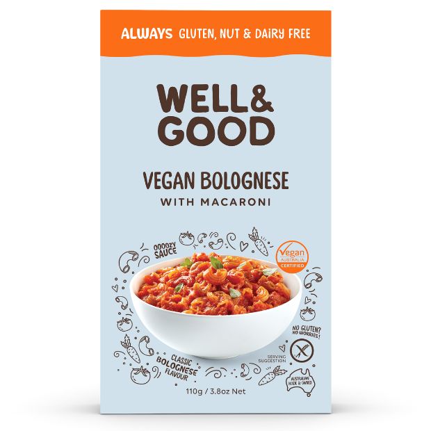 Well & Good Vegan Bolognese with Macaroni 110g