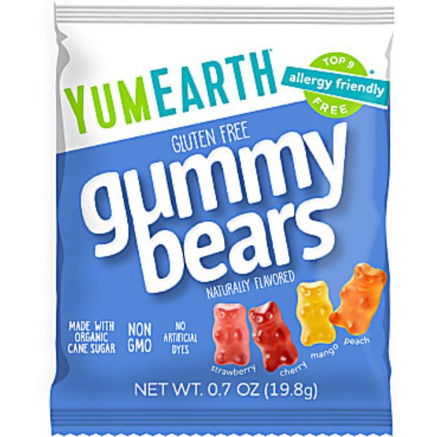 YumEarth Gummy Bears Snack Size 19.8g